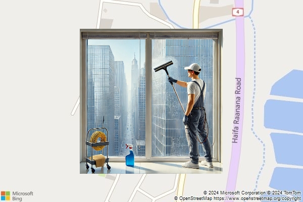 ניקיון חלונות בקיבוץ מעברות